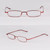 Reading Glasses Metal Spring Foot Portable Presbyopic Glasses with Tube Case