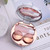 Marbling Plating Color Contact Lens Case Glasses Box