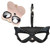 Cute And Funny PU Sunglasses Case Portable Glasses Case With Hanging Buckle