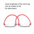 Lightweight Anti-blue Light Presbyopic Glasses Senior Clear Glasses With Case