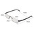 Lightweight Anti-blue Light Presbyopic Glasses Senior Clear Glasses With Case