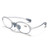 Portable Magnifying Glass Presbyopic Glasses Silicone Anti-Blue Light Reading Glasses, Degree: