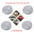 4 PCS Car Auto Wheel Tire Covers, Suitable for The Tire up to 29 inch