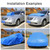 Anti-Dust Anti-UV Heat-insulating Elastic Force Cotton Car Cover for SUV, Size: L, 4.78m~5.04m