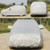 Oxford Cloth Anti-Dust Waterproof Sunproof Flame Retardant Breathable Indoor Outdoor Full Car Cover Sun UV Snow Dust Resistant Protection SUV Car Cover with Warning Strips, Fits Cars up to 5.1m(199 inch) in Length