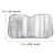 Silver Aluminum Foil Sun Shade Car Windshield Visor Cover Block Front Window Sunshade UV Protect, Size: 150 x 80cm