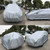 PVC Anti-Dust Sunproof SUV Car Cover with Warning Strips, Fits Cars up to 4.8m(187 inch) in Length