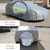 PEVA Anti-Dust Waterproof Sunproof Sedan Car Cover with Warning Strips