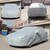 PEVA Anti-Dust Waterproof Sunproof Hatchback Car Cover with Warning Strips, Fits Cars up to 4.1m(160 inch) in Length