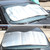 Silver Aluminum Foil Sun Shade Car Windshield Visor Cover Block Front Window Sunshade UV Protect, Size: 140 x 70cm