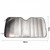 Silver Aluminum Foil Sun Shade Car Windshield Visor Cover Block Front Window Sunshade UV Protect, Size: 140 x 70cm