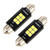 2 PCS 41mm DC12V / 2.5W / 6000K / 170LM 6LEDs SMD-3030 Car Reading Lamp Dome Light