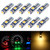 10 in 1 Car T5 0.2W DC12V Instrument Panel LED Decorative Light