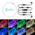G201U 5m USB  Car Colorful RGB Foot LED Atmosphere Light