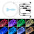 G201 5m Cigarette Lighter Car Colorful RGB Foot LED Atmosphere Light