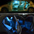 2 PCS Colorful 36MM Bicuspid Remote Control Car Dome Lamp LED Reading Light with 6 LED Lights