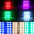 2 PCS Colorful 36MM Bicuspid Remote Control Car Dome Lamp LED Reading Light with 6 LED Lights