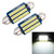 2 PCS 41mm DC12V / 1.5W / 6000K / 100LM 36LEDs SMD-3014 Car License Plate Light / Dome Light, with Decoder