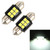 2 PCS 31mm DC12V / 2.5W / 6000K / 170LM 6LEDs SMD-3030 Car Reading Lamp Dome Light