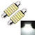 2 PCS 39mm DC12V / 1.2W / 6000K / 80LM 42LEDs SMD-3014 Car License Plate Light / Dome Light, with Decoder
