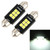2 PCS 39mm DC12V / 2.5W / 6000K / 170LM 6LEDs SMD-3030 Car Reading Lamp Dome Light