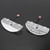 2 PCS DC12V 2W Car Door Logo Light Brand Shadow Lights Courtesy Lamp for Mitsubishi Pajero 2008-2016