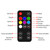 A17 Car Colorful Voice-activated RGB Foot LED Atmosphere Light, Single Light Star Version