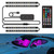 Y12 USB Car Colorful RGB Foot LED Atmosphere Light