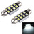 2 PCS 36mm Festoon 3W 300LM White Light 8 LED 3528 SMD Canbus Error-Free Car Reading Lamps,  DC 12