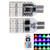 2 PCS Colorful 39MM T10 Port Remote Control Car Dome Lamp LED Reading Light with 12 LED Lights