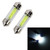10 PCS 36mm 1W 6000K White Light Car Dome Lamp License LED Reading Light, DC 12V