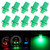 10 PCS 0.4W B8.5 Wedge Instrument Panel COB LED Light Dashboard Gauge Cluster Indicator Lamp Bulb
