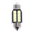 2 PCS 3W 200 LM 6000K 31MM 8 SMD-2835 LEDs Bicuspid Port Decoding Car Dome Lamp LED Reading Light, DC 12V