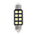 2 PCS 3W 200 LM 6000K 36MM 8 SMD-2835 LEDs Bicuspid Port Decoding Car Dome Lamp LED Reading Light, DC 12V