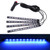 4 in 1 Universal Car LED Atmosphere Lights Colorful Lighting Decorative Lamp, with 48LEDs SMD-5050 Lamps, DC 12V 3.7W