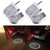 2 PCS LED Car Door Welcome Logo Car Brand Shadow Light Laser Projector Lamp for NISSAN