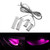 4 PCS Universal Car LED Inner Handle Light Atmosphere Lights Decorative Lamp DC12V / 0.5W Cable Length: 75cm