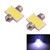 2 PCS 31mm 1.5W 80LM White Light 1 COB LED License Plate Reading Lights Car Light Bulb