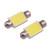 2 PCS 39mm 1.5W 80LM White Light 1 COB LED License Plate Reading Lights Car Light Bulb