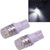 2 PCS T10 1.5W 60LM 1 LED Dark Blue COB LED Brake Light for Vehicles, DC12V