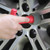 Car Embedded Replaceable Sponge Tire Screw Cleaning Brush