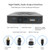 Q3 HiFi Wireless Bluetooth Digital Audio Receiver Support AUX 3.5mm / Optical Fiber / USB Output
