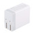 3A Max Output USB-PD + Dual QC3.0 USB Ports Travel Fast Charger, US Plug
