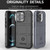 For iPhone 13 Pro Rugged Shield Full Coverage Shockproof TPU Case
