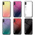 For iPhone XS Max Gradient Color Glass Case