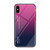 For iPhone XS Max Gradient Color Glass Case
