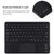 TG109BC Detachable Bluetooth Black Keyboard + Microfiber Leather Tablet Case for iPad Air 2020, with Touch Pad & Pen Slot & Holder