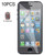 10 PCS Non-Full Matte Frosted Tempered Glass Film for iPhone 5 / 5S / 5C
