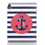 Ship Anchor Pattern Horizontal Flip Leather Case for iPad Air 11 2024 / iPad Pro 11 inch (2018),with Card Slots & Holder & Wallet & Photo Frame & Pen slot