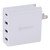A3P 3A Max Output USB-C / Type-C + QC3.0 + Dual USB 4 Ports Wall Travel Charger, US Plug